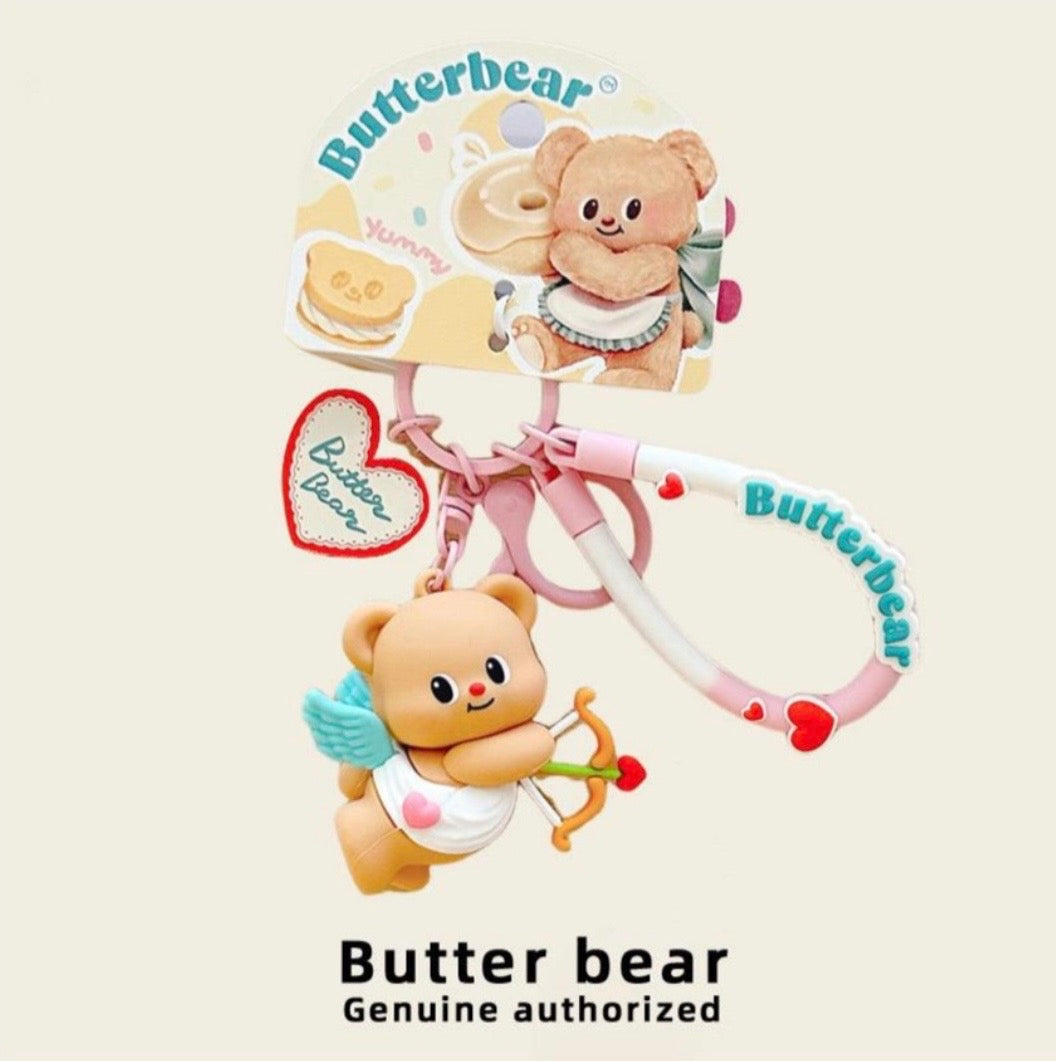 Butterbear Keychain