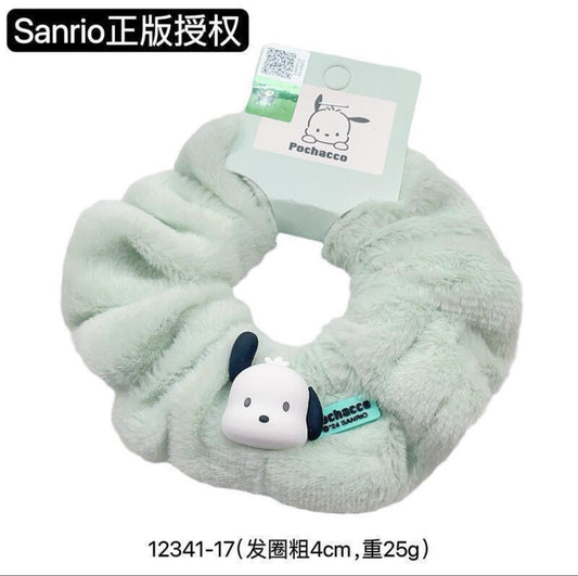 Pochacco Fluffy Scrunchie