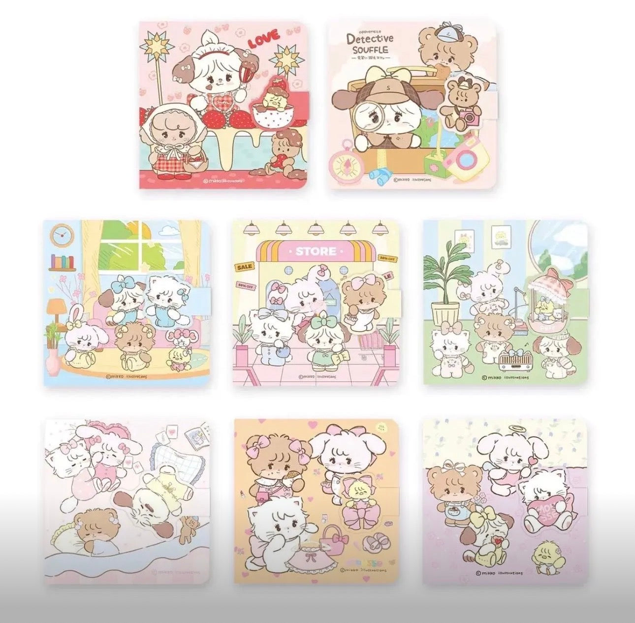 Mikko Magnetic Notebook (one random)