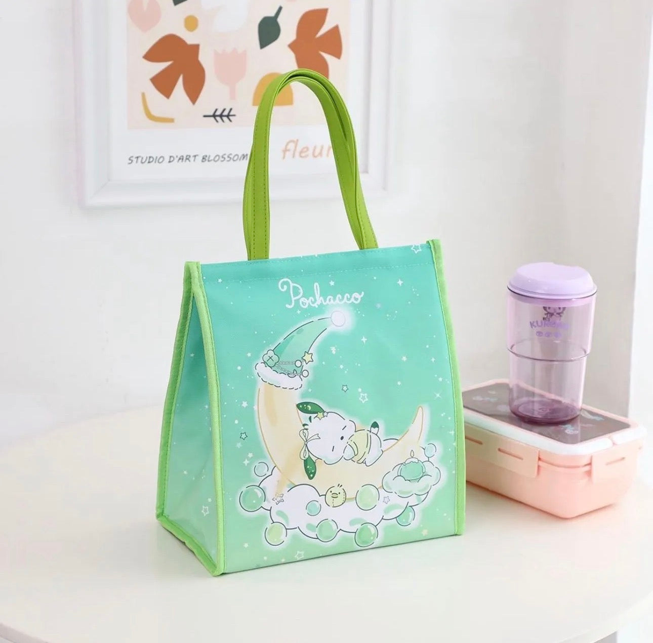 Pochacco Insulated Tote Bag/Lunch Bag